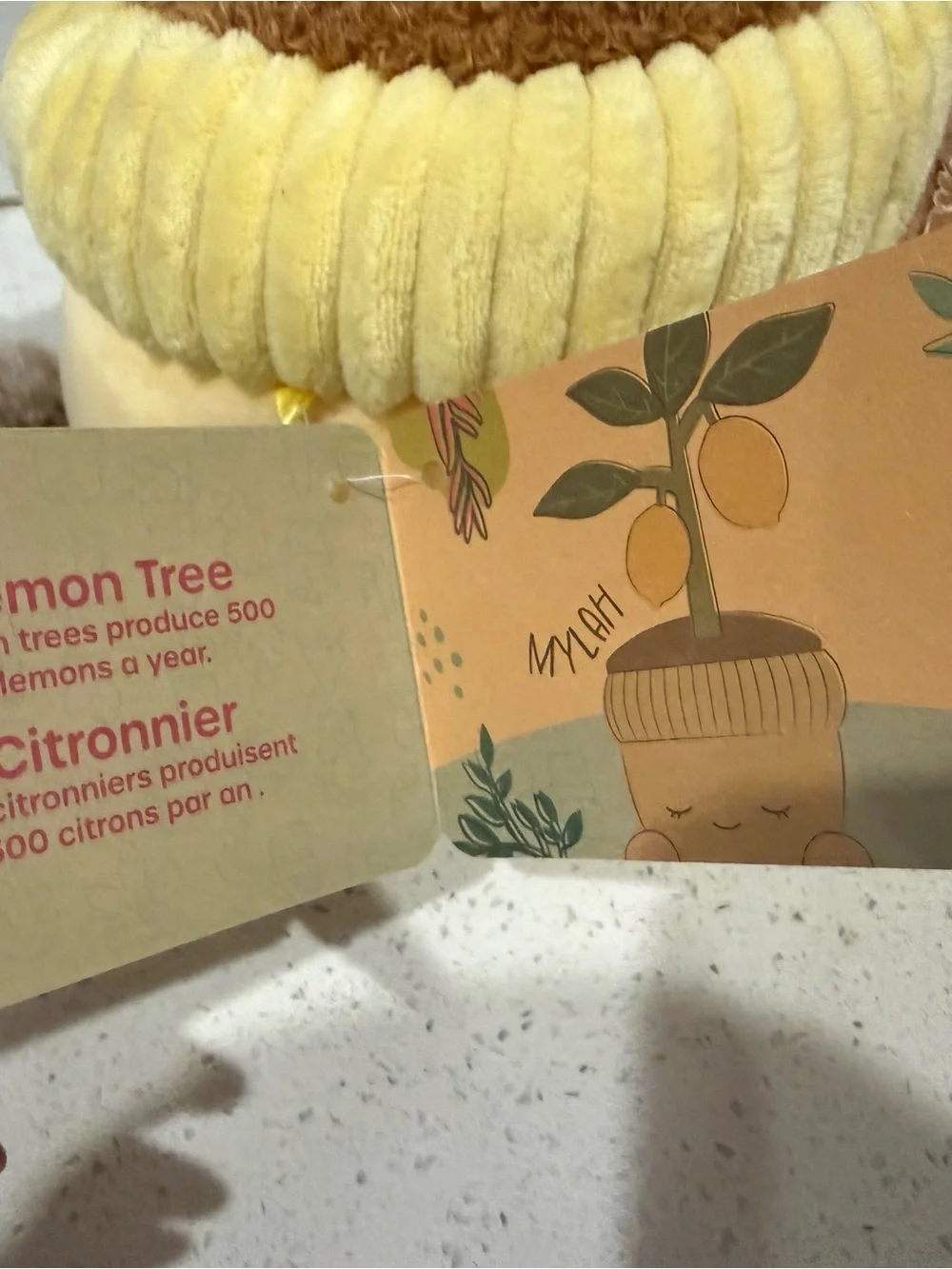 Plush Yellow Lemon Greenhouse by Russ